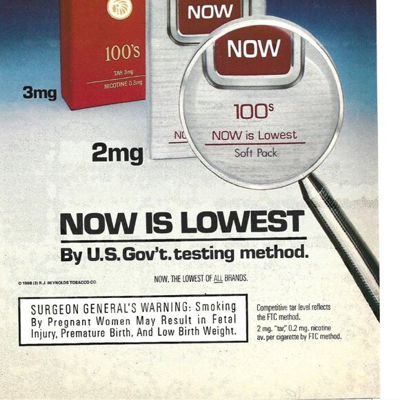 Carlton Cigarettes 100s Advertisement 1980s Vintage Print Ad - Picture 3 of 4